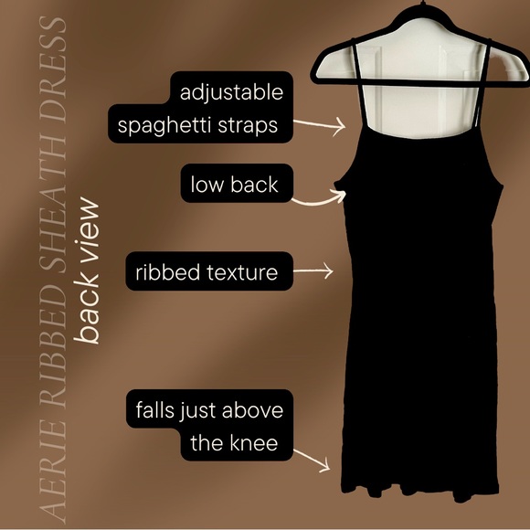 Aerie Ribbed Sheath Dress - Picture 2 of 2